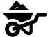 tear off wheelbarrow icon